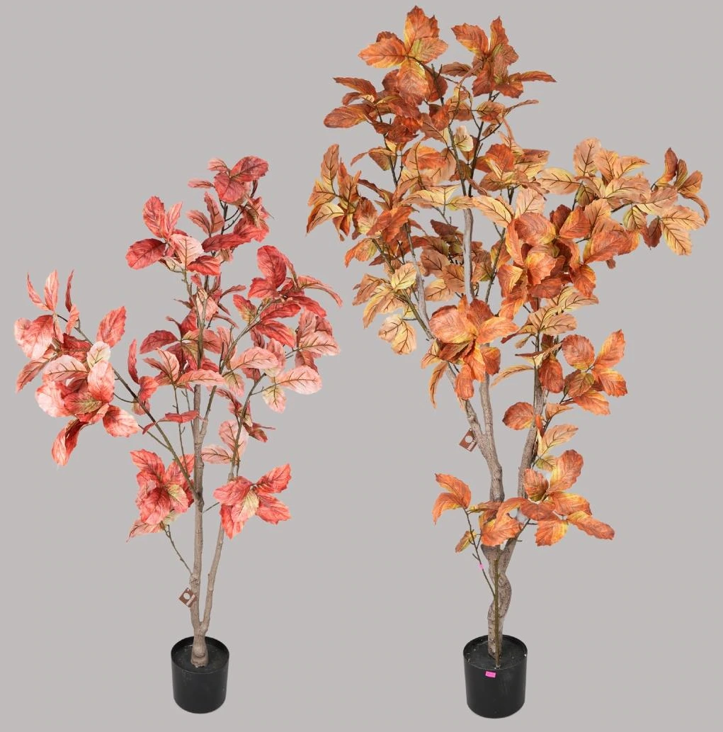 Beech Leaf Potted Plant Autumn 3D 150cm